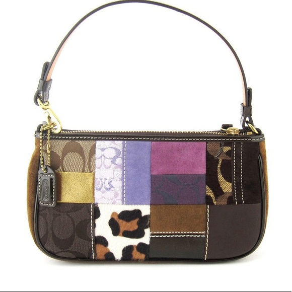 Coach Handbags - Coach Legacy Holiday Patchwork Suede Bag